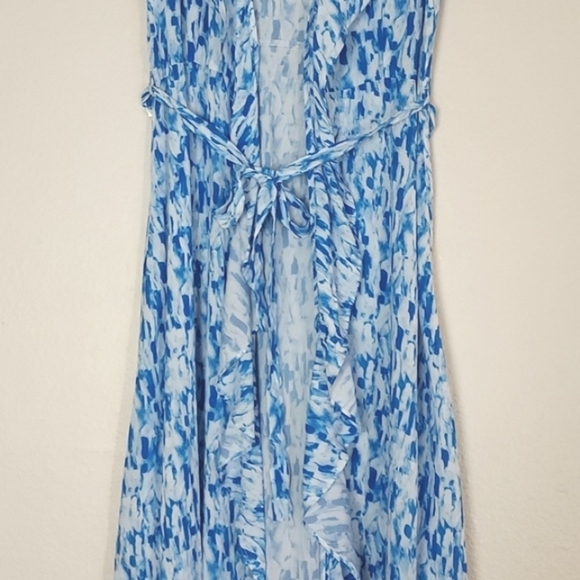 MELISSA ODABASH Brianna Kaftan Waterfall Beach Coverup Dress Size Small - Picture 3 of 15
